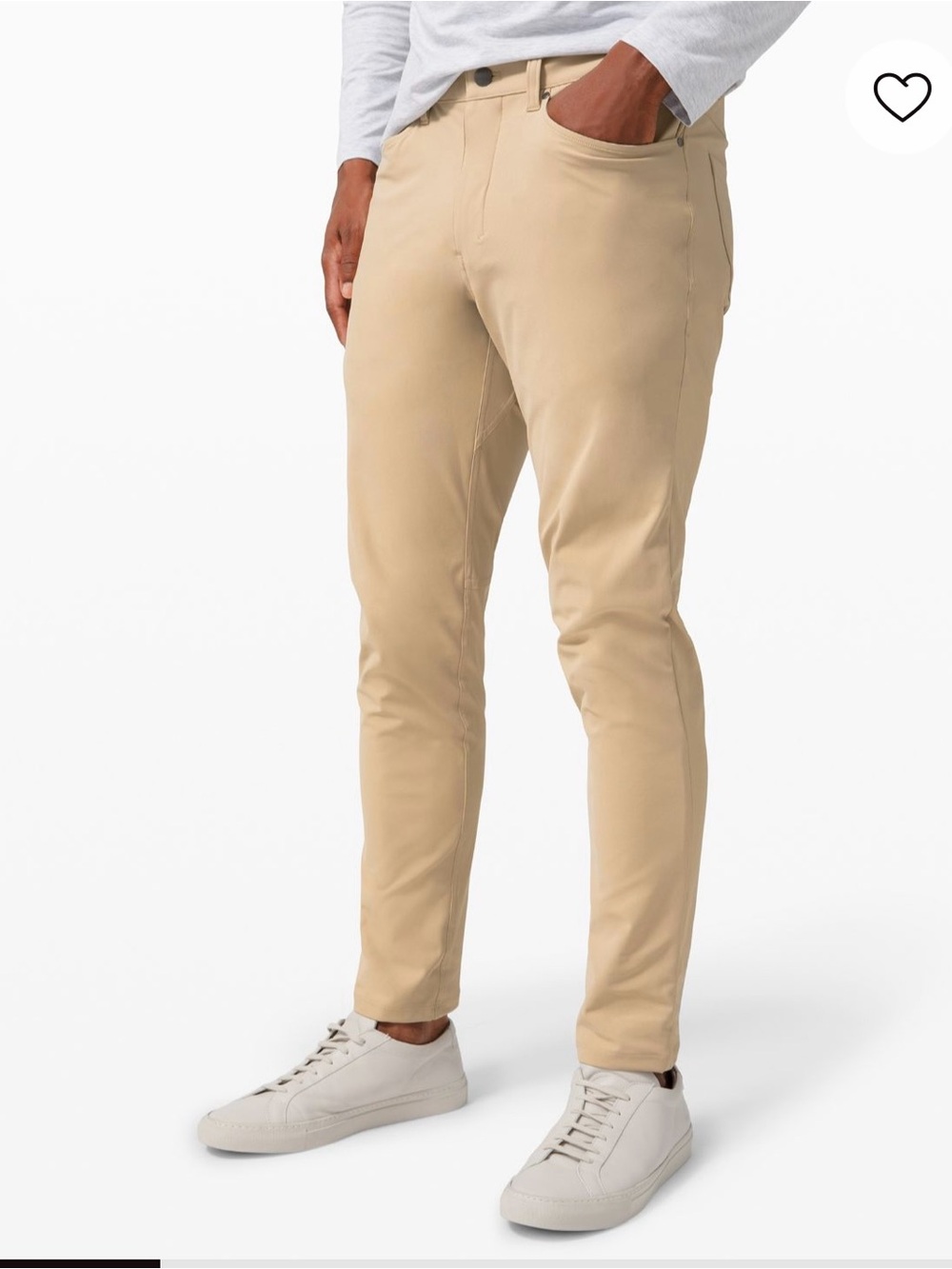lululemon athletica ABC pants in Khaki